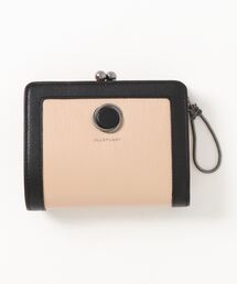 【新品】ジルスチュアート　二つ折り財布 ノスタルジア　がま口　ベージュ JILL STUART（ジルスチュアート） 二つ折り財布 がま口 本革 ギフト