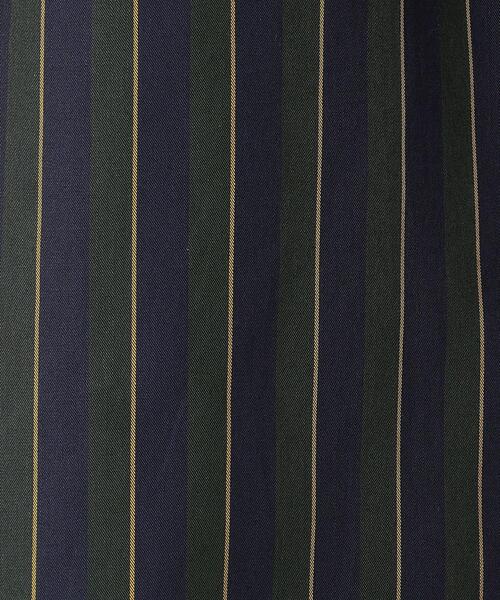 green label relaxing by 風早ゆうた（グリーンレーベルリラクシングバイカゼハヤユウタ）の「＜風早ゆうた（WEARISTA）×green label relaxing＞ブリティッシュ ストライプ 5分袖 オープンカラー シャツ（シャツ/ブラウス・メンズ・ダークグリーン/ネイビー・MEDIUM/LARGE）」の12枚目の写真