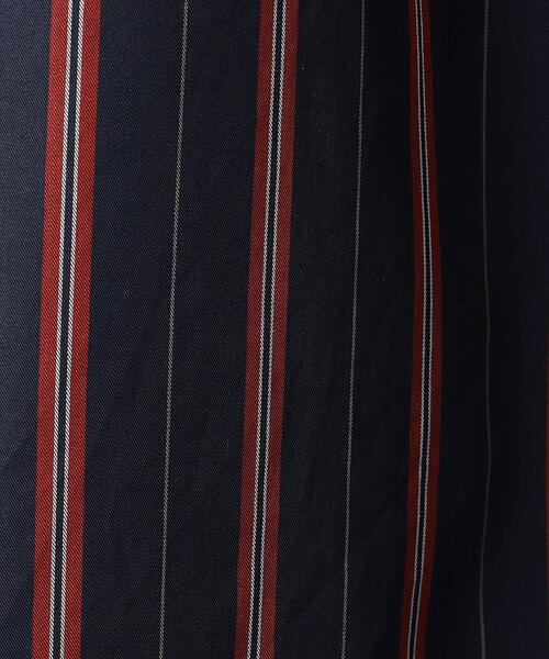 green label relaxing by 風早ゆうた（グリーンレーベルリラクシングバイカゼハヤユウタ）の「＜風早ゆうた（WEARISTA）×green label relaxing＞ブリティッシュ ストライプ 5分袖 オープンカラー シャツ（シャツ/ブラウス・メンズ・ダークグリーン/ネイビー・MEDIUM/LARGE）」の14枚目の写真