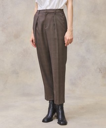 PUBLIC TOKYO（パブリックトウキョウ）の「エバークリース チェックテーパードスラックス（スラックス）」