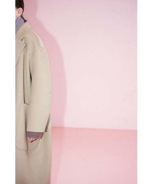 TODAYFUL（トゥデイフル）の「ウールオーバーコート（ピーコート・レディース・ブラック/オリーブ/アイボリー/モカ・36inch/38inch）」の19枚目の写真