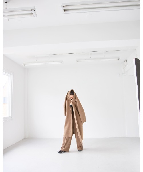 TODAYFUL（トゥデイフル）の「ウールオーバーコート（ピーコート・レディース・ブラック/オリーブ/アイボリー/モカ・36inch/38inch）」の20枚目の写真