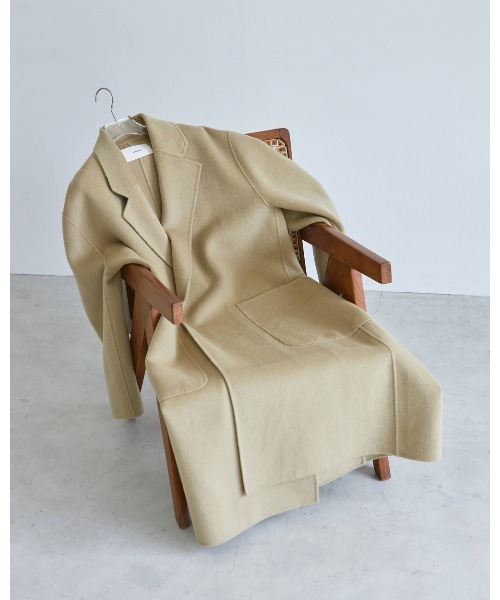 TODAYFUL（トゥデイフル）の「ウールオーバーコート（ピーコート・レディース・ブラック/オリーブ/アイボリー/モカ・36inch/38inch）」の8枚目の写真