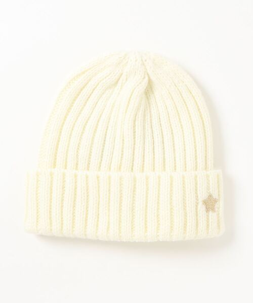 petit main(プティマイン)の「【撥水】アソートビーニー(ニットキャップ/ビーニー・キッズ・パープル/ライトピンク/ライトグリーン/ブラック/アイボリー/ベージュ・50cm/52cm/54cm)」の1枚目の写真