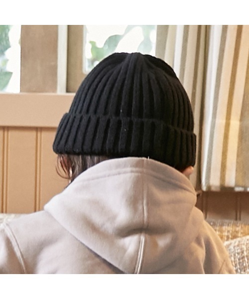 petit main(プティマイン)の「【撥水】アソートビーニー(ニットキャップ/ビーニー・キッズ・パープル/ライトピンク/ライトグリーン/ブラック/アイボリー/ベージュ・50cm/52cm/54cm)」の15枚目の写真