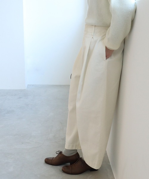 yuni（ユニ　）の「コットン/corduroy product dye　back gum パンツ（その他パンツ・レディース・グレー/キナリ/ピンク/カーキ・S/M）」の8枚目の写真