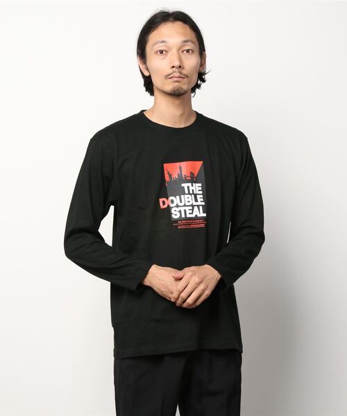 DOUBLE STEAL（ダブルスティール）の「NY City Logo 長袖Tシャツ（Tシャツ/カットソー・メンズ・ホワイト/ブラック/アーミー・MEDIUM/LARGE/X-LARGE）」の10枚目の写真