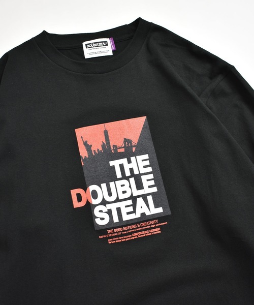 DOUBLE STEAL（ダブルスティール）の「NY City Logo 長袖Tシャツ（Tシャツ/カットソー・メンズ・ホワイト/ブラック/アーミー・MEDIUM/LARGE/X-LARGE）」の5枚目の写真