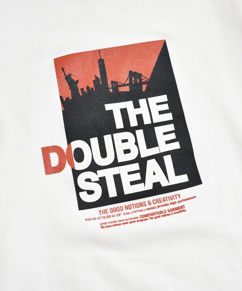 DOUBLE STEAL（ダブルスティール）の「NY City Logo 長袖Tシャツ（Tシャツ/カットソー・メンズ・ホワイト/ブラック/アーミー・MEDIUM/LARGE/X-LARGE）」の16枚目の写真