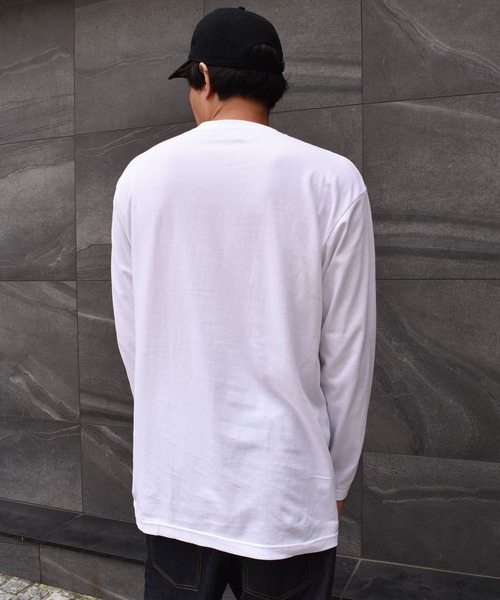 DOUBLE STEAL（ダブルスティール）の「NY City Logo 長袖Tシャツ（Tシャツ/カットソー・メンズ・ホワイト/ブラック/アーミー・MEDIUM/LARGE/X-LARGE）」の9枚目の写真