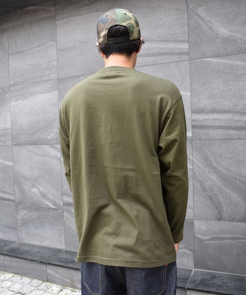 DOUBLE STEAL（ダブルスティール）の「NY City Logo 長袖Tシャツ（Tシャツ/カットソー・メンズ・ホワイト/ブラック/アーミー・MEDIUM/LARGE/X-LARGE）」の19枚目の写真