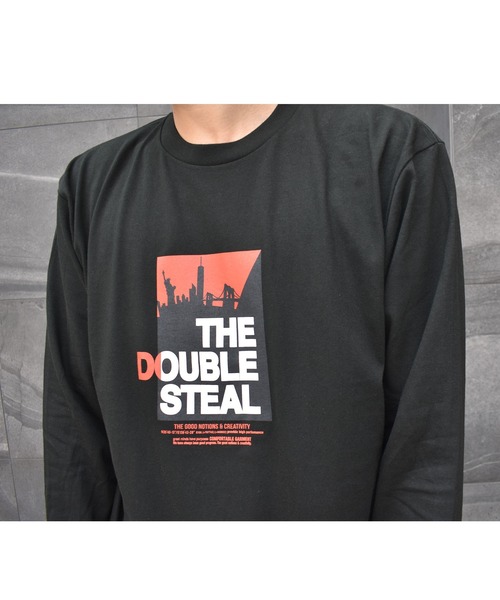 DOUBLE STEAL（ダブルスティール）の「NY City Logo 長袖Tシャツ（Tシャツ/カットソー・メンズ・ホワイト/ブラック/アーミー・MEDIUM/LARGE/X-LARGE）」の11枚目の写真