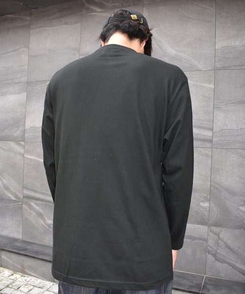 DOUBLE STEAL（ダブルスティール）の「NY City Logo 長袖Tシャツ（Tシャツ/カットソー・メンズ・ホワイト/ブラック/アーミー・MEDIUM/LARGE/X-LARGE）」の15枚目の写真