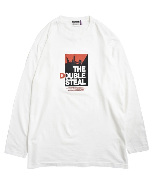 DOUBLE STEAL（ダブルスティール）の「NY City Logo 長袖Tシャツ（Tシャツ/カットソー・メンズ・ホワイト/ブラック/アーミー・MEDIUM/LARGE/X-LARGE）」の8枚目の写真