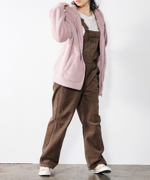 Honeys（ハニーズ）の「オーバーオール（サロペット/オーバーオール・レディース・ベージュ/グレー/アイボリー/モカ・LL/S/M/L）」の12枚目の写真