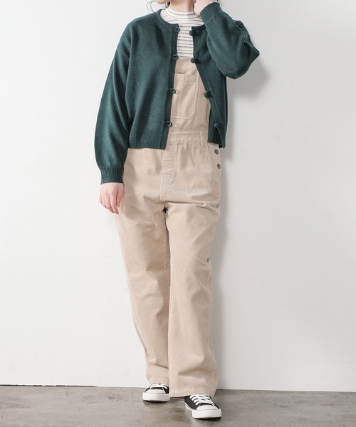 Honeys（ハニーズ）の「オーバーオール（サロペット/オーバーオール・レディース・ベージュ/グレー/アイボリー/モカ・LL/S/M/L）」の5枚目の写真