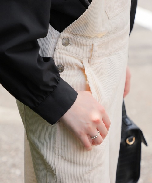 Honeys（ハニーズ）の「オーバーオール（サロペット/オーバーオール・レディース・ベージュ/グレー/アイボリー/モカ・LL/S/M/L）」の10枚目の写真