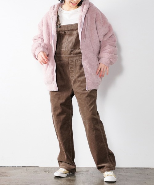 Honeys（ハニーズ）の「オーバーオール（サロペット/オーバーオール・レディース・ベージュ/グレー/アイボリー/モカ・LL/S/M/L）」の6枚目の写真