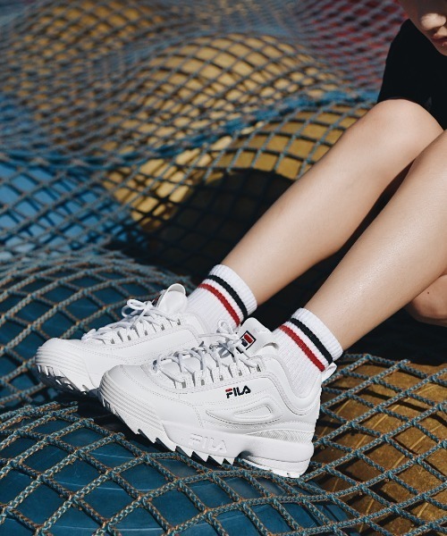 FILA(フィラ)の「ディスラプター2 PS / DISRUPTOR 2 PS / 厚底スニーカー(スニーカー・キッズ・ホワイト・18.0cm/19.0cm/20.0cm/21.0cm)」の15枚目の写真
