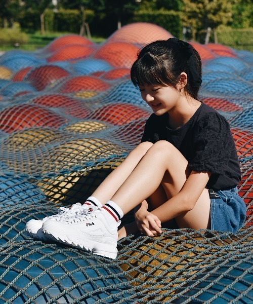 FILA(フィラ)の「ディスラプター2 PS / DISRUPTOR 2 PS / 厚底スニーカー(スニーカー・キッズ・ホワイト・18.0cm/19.0cm/20.0cm/21.0cm)」の16枚目の写真