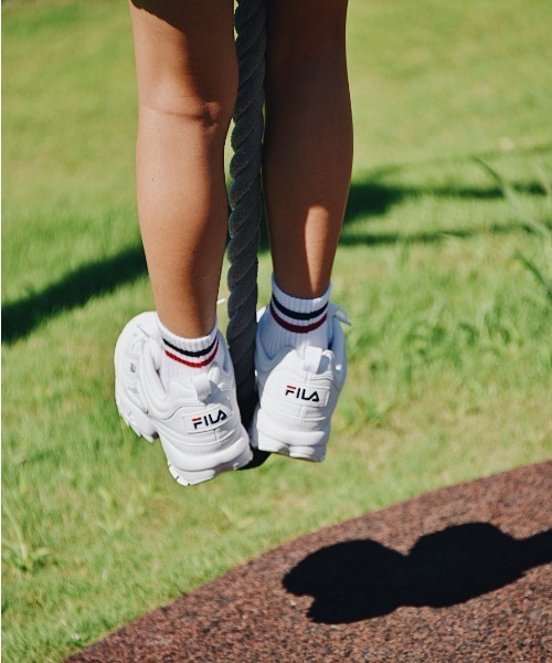 FILA(フィラ)の「ディスラプター2 PS / DISRUPTOR 2 PS / 厚底スニーカー(スニーカー・キッズ・ホワイト・18.0cm/19.0cm/20.0cm/21.0cm)」の19枚目の写真