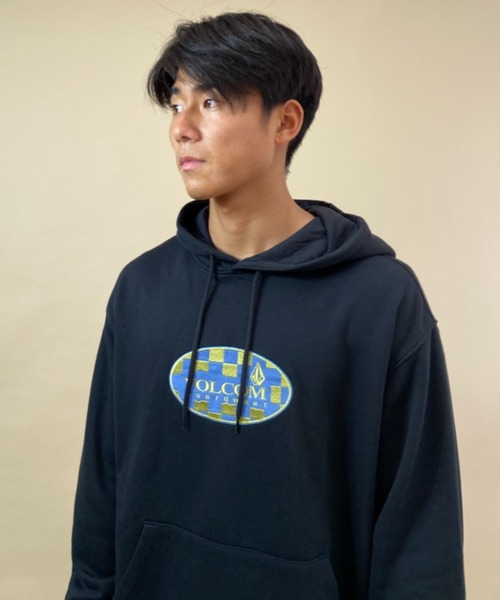 VOLCOM(ボルコム)の「VOLCOM/ボルコム ルーズシルエット ブランドロゴパーカー A4132104(パーカー・メンズ・ブラック/ブルー・S/M/L/XL)」の17枚目の写真
