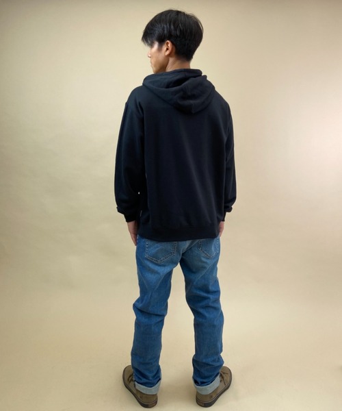 VOLCOM(ボルコム)の「VOLCOM/ボルコム ルーズシルエット ブランドロゴパーカー A4132104(パーカー・メンズ・ブラック/ブルー・S/M/L/XL)」の21枚目の写真
