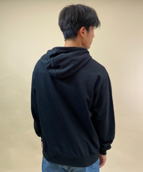VOLCOM(ボルコム)の「VOLCOM/ボルコム ルーズシルエット ブランドロゴパーカー A4132104(パーカー・メンズ・ブラック/ブルー・S/M/L/XL)」の19枚目の写真