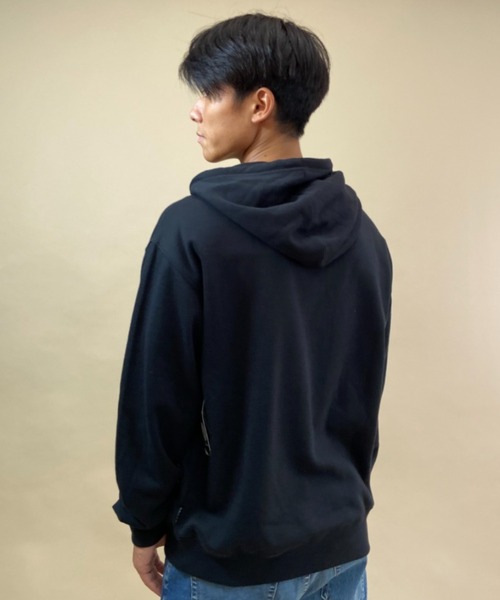 VOLCOM(ボルコム)の「VOLCOM/ボルコム ルーズシルエット ブランドロゴパーカー A4132104(パーカー・メンズ・ブラック/ブルー・S/M/L/XL)」の20枚目の写真