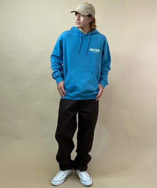VOLCOM(ボルコム)の「VOLCOM/ボルコム ルーズシルエット ブランドロゴパーカー A4132104(パーカー・メンズ・ブラック/ブルー・S/M/L/XL)」の13枚目の写真