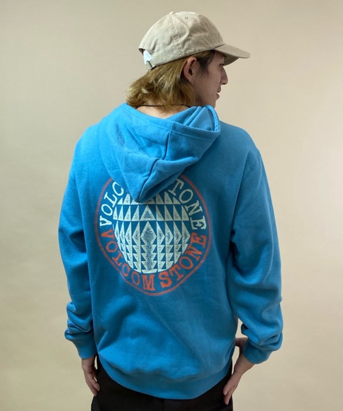 VOLCOM(ボルコム)の「VOLCOM/ボルコム ルーズシルエット ブランドロゴパーカー A4132104(パーカー・メンズ・ブラック/ブルー・S/M/L/XL)」の10枚目の写真