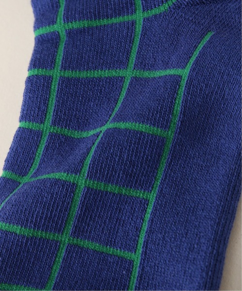 C.E（シーイー）の「【C.E / シーイー】CAVEMPT GRID SOCKS（ソックス/靴下・メンズ・ブルー/ネイビー・MEDIUM）」の4枚目の写真