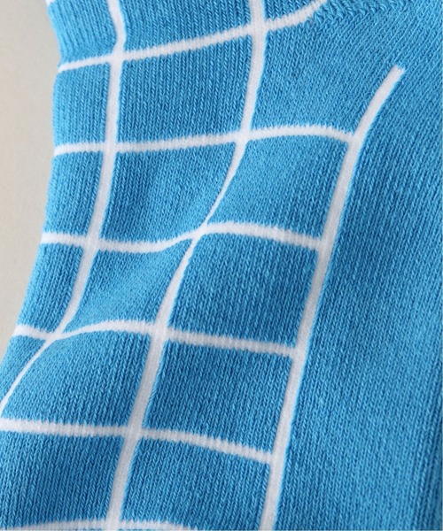 C.E（シーイー）の「【C.E / シーイー】CAVEMPT GRID SOCKS（ソックス/靴下・メンズ・ブルー/ネイビー・MEDIUM）」の5枚目の写真