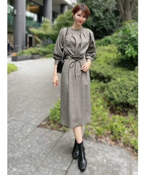 TONAL ツイードライクボリュームスリーブブラウス TONAL（トーナル）の「ツイードライクボリュームスリーブ