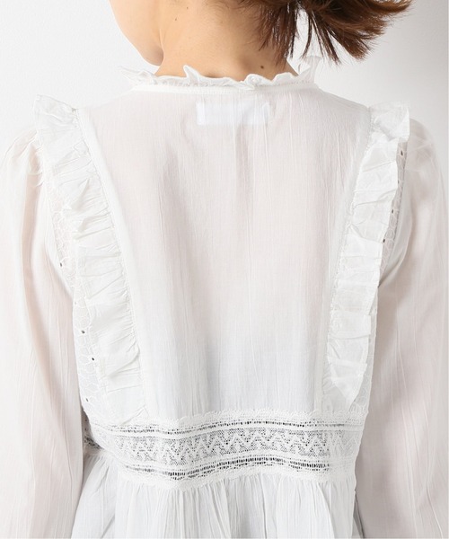 Charles Chaton（シャルルシャトン）の「コットンフリルブラウス（シャツ/ブラウス・レディース・ホワイト・FREE）」の14枚目の写真
