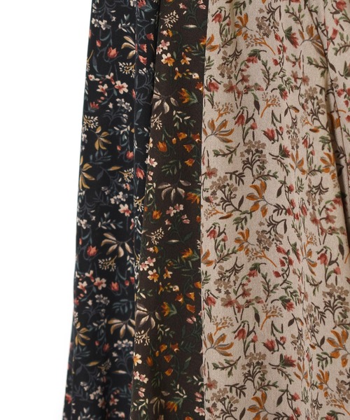 w closet（ダブルクローゼット）の「パイピングワンピース（ワンピース・レディース・ブラウン/ブラック/ベージュ/グリーン/グレイッシュベージュ/ブラック系その他/オレンジ/アイボリー・FREE）」の9枚目の写真