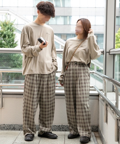 PairPair（ペアペア）の「バックフォトプリントロンT(ユニセックス)（Tシャツ/カットソー・メンズ・ベージュ/オートミール/スミクロ/グレイッシュブルー・FREE）」の16枚目の写真