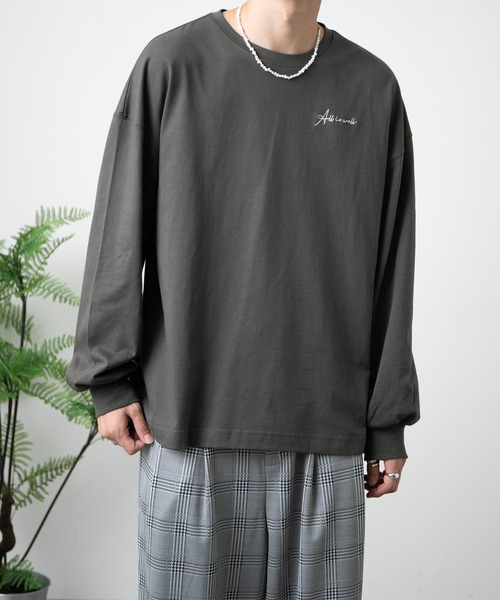 PairPair（ペアペア）の「バックフォトプリントロンT(ユニセックス)（Tシャツ/カットソー・メンズ・ベージュ/オートミール/スミクロ/グレイッシュブルー・FREE）」の13枚目の写真