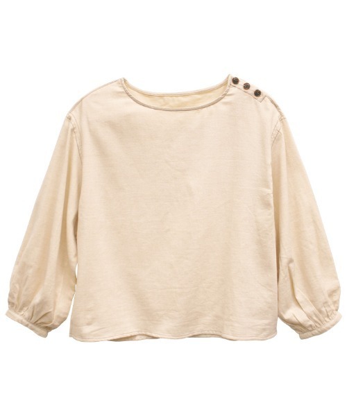 GeeRA(ジーラ)の「配色ステッチ袖ボリュームブラウス(シャツ/ブラウス・レディース・キャメル/アイボリー・LARGE/MEDIUM/X-LARGE)」の4枚目の写真