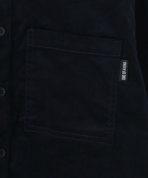 b・ROOM（ビールーム）の「コーデュロイビッグシルエット長袖シャツ（シャツ/ブラウス・キッズ・ネイビー/キャメル/ブルーグレー/アイボリー・100cm/120cm/90cm/110cm/130cm）」の5枚目の写真