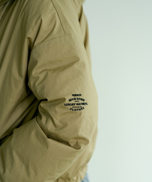 PUAL CE CIN（ピュアルセシン）の「フレンチダックダウンジャケット（ダウンジャケット/コート・レディース・ブラック/ベージュ/グレイッシュベージュ・FREE）」の15枚目の写真