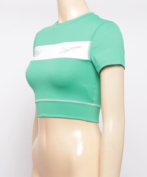 Reebok(リーボック)の「プリンス クロップ トップス / Prince Crop Top(Tシャツ/カットソー・レディース・ライトグリーン/ピンク・SMALL/MEDIUM/LARGE/X-LARGE)」の8枚目の写真