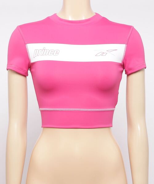 Reebok(リーボック)の「プリンス クロップ トップス / Prince Crop Top(Tシャツ/カットソー・レディース・ライトグリーン/ピンク・SMALL/MEDIUM/LARGE/X-LARGE)」の11枚目の写真