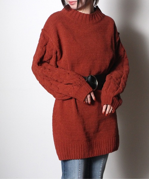 セール Oneway Jeans モールヤーンニットワンピース ワンピース One Way ワンウェイ のファッション通販 Zozotown