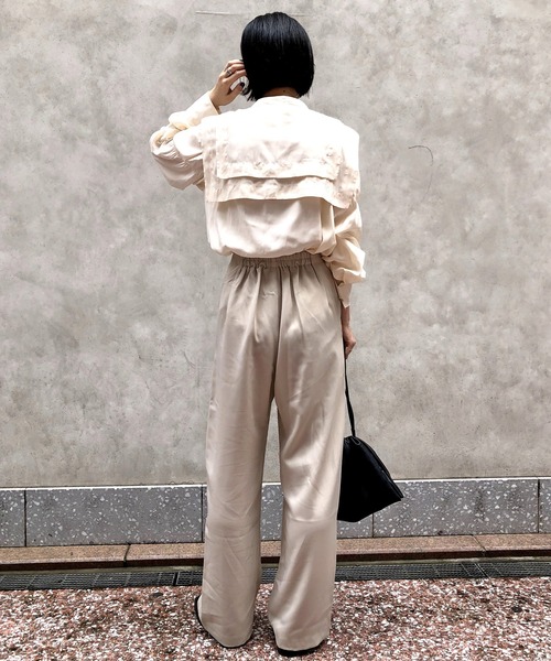 Omekashi（オメカシ）の「襟付ブラウス（シャツ/ブラウス・レディース・ブラック/オフホワイト/アイボリー/ホワイト・FREE）」の11枚目の写真