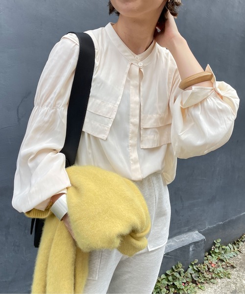 Omekashi（オメカシ）の「襟付ブラウス（シャツ/ブラウス・レディース・ブラック/オフホワイト/アイボリー/ホワイト・FREE）」の17枚目の写真