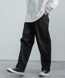 日本製 国産 イージーパンツ 30/2ウエポン 2タックワイドテーパードパンツ AUD3503