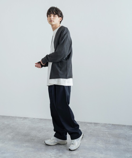 Audience(オーディエンス)の「日本製 国産 イージーパンツ 30/2ウエポン 2タックワイドテーパードパンツ AUD3503(その他パンツ・メンズ・ブラック/カーキ/ネイビー/オリーブ・M/XL/L)」の7枚目の写真