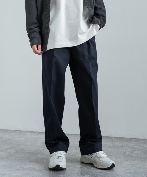 Audience(オーディエンス)の「日本製 国産 イージーパンツ 30/2ウエポン 2タックワイドテーパードパンツ AUD3503(その他パンツ・メンズ・ブラック/カーキ/ネイビー/オリーブ・M/XL/L)」の9枚目の写真
