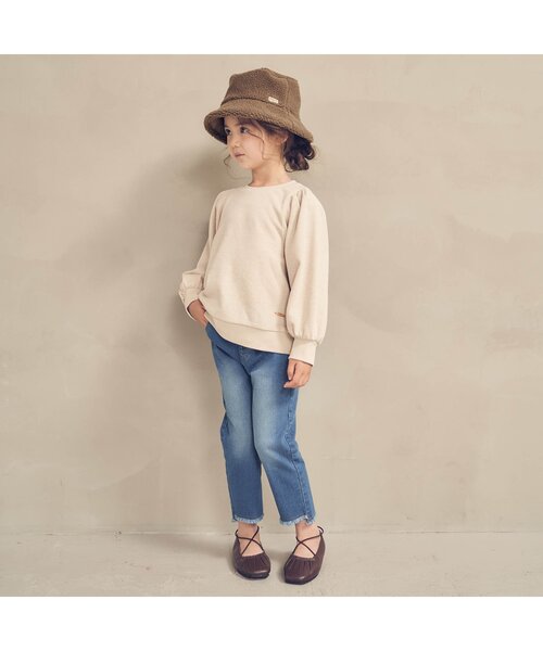 apres les cours（アプレレクール）の「リバーシブルボアバケットハット（ハット・キッズ・キナリ/ブラウン・50/54/48/52）」の3枚目の写真